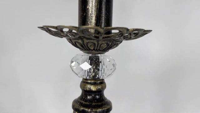 Настольная лампа свеча большая с хрусталем дизайнерская Петрасвет Россия S5090-1, 2022 смотреть онлайн