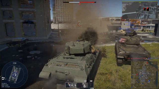 War Thunder - T14 & M4A5 Ram on Alaska смотреть онлайн