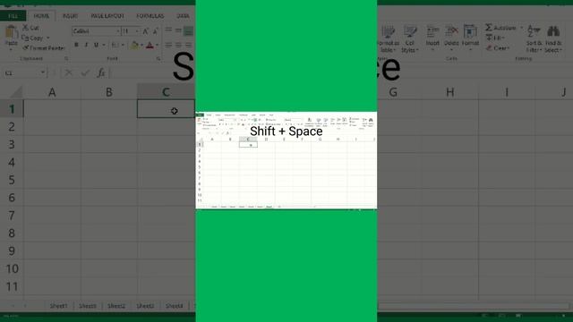 How to select entire row and column in MS Excel || Shortcut key to select row and column in Excel смотреть онлайн