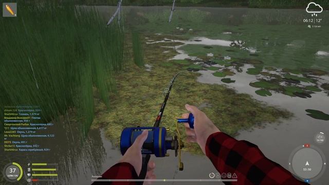 Русская рыбалка 4 - река Сура - Щука в пруду смотреть онлайн