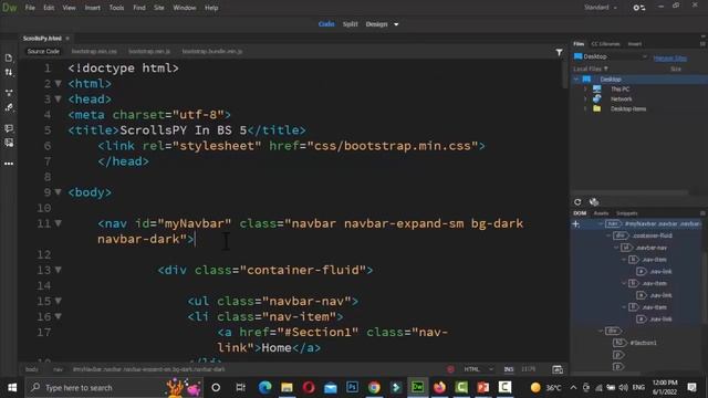 33 | Bootstrap 5 ScrollsPy | SideBar ScrollsPy | ScrollsPy With Navigation Bar | BS 5 (Hindi/Urdu) смотреть онлайн