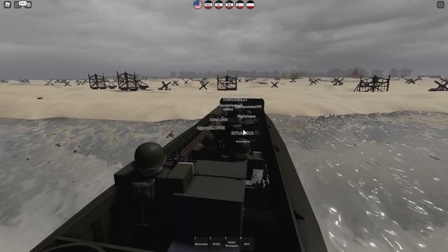Charging the Beachs of D Day on Roblox | Operation Overlord смотреть онлайн