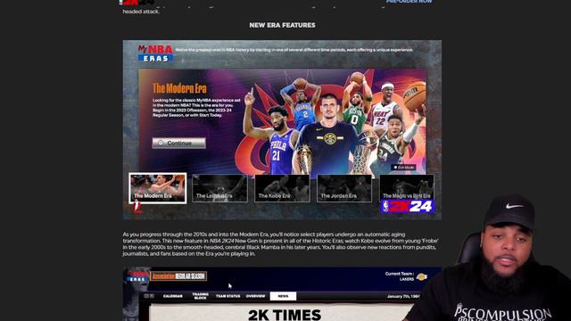 2K ADDED THE LEBRON JAMES ERA TO NBA 2K24 MYNBA ERAS MODE... (OFFICIAL NEWS & COURSIDE REPORT) 🤔🔥 смотреть онлайн
