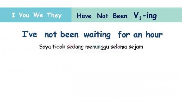 Grammar Lesson: Present Perfect Continuous Tense