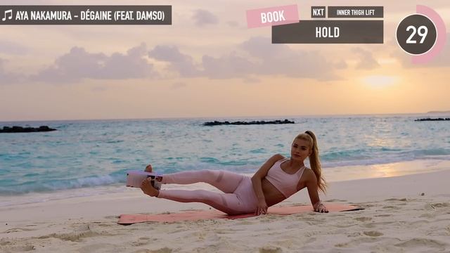 10 MIN INNER THIGH with Book - Floor Workout, Knee Friendly / slow but burns like fire I Pamela Rei смотреть онлайн