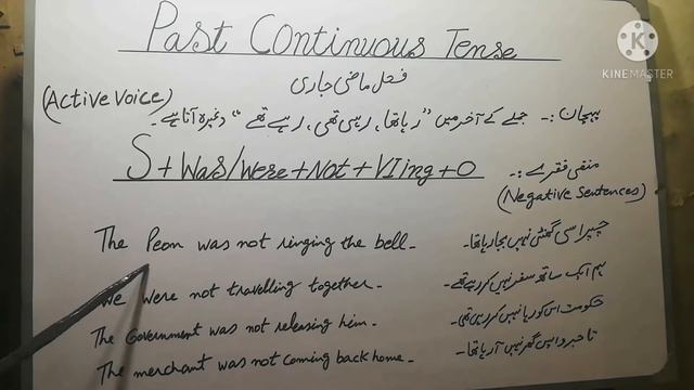 Past Continuous Active Voice Tense смотреть онлайн