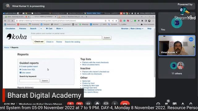 Workshop on Koha Library Management System Day-4 смотреть онлайн