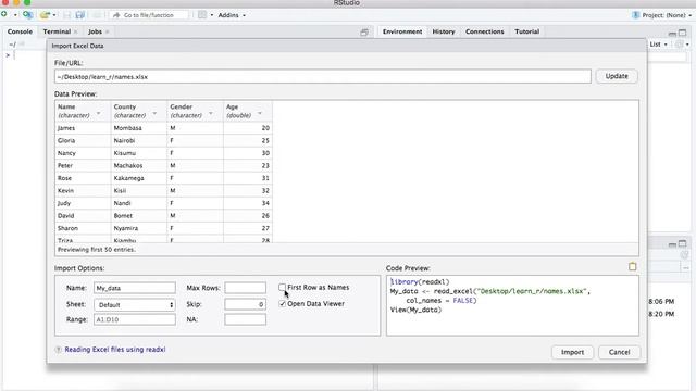 How to Read Excel file with R for data science - R Programming Tutorial смотреть онлайн