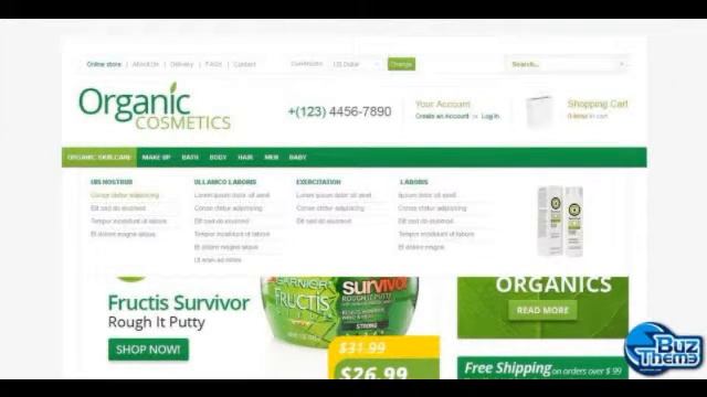 Download Cosmetics Store VirtueMart Template by Hermes T смотреть онлайн