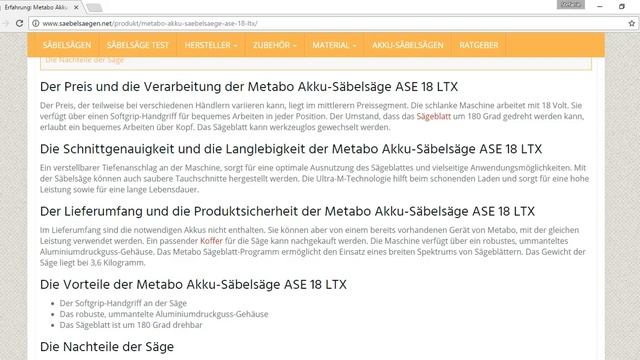 Akku Säbelsäge Metabo ASE 18 LTX | Infos, Tipps und Testsieger | SaebelSaegen.net смотреть онлайн