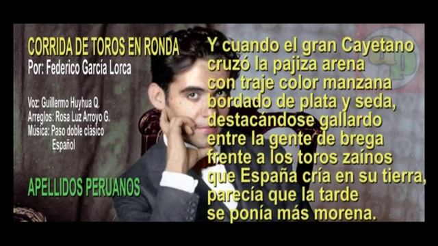 CORRIDA DE TOROS EN RONDA por Federico García Lorca смотреть онлайн
