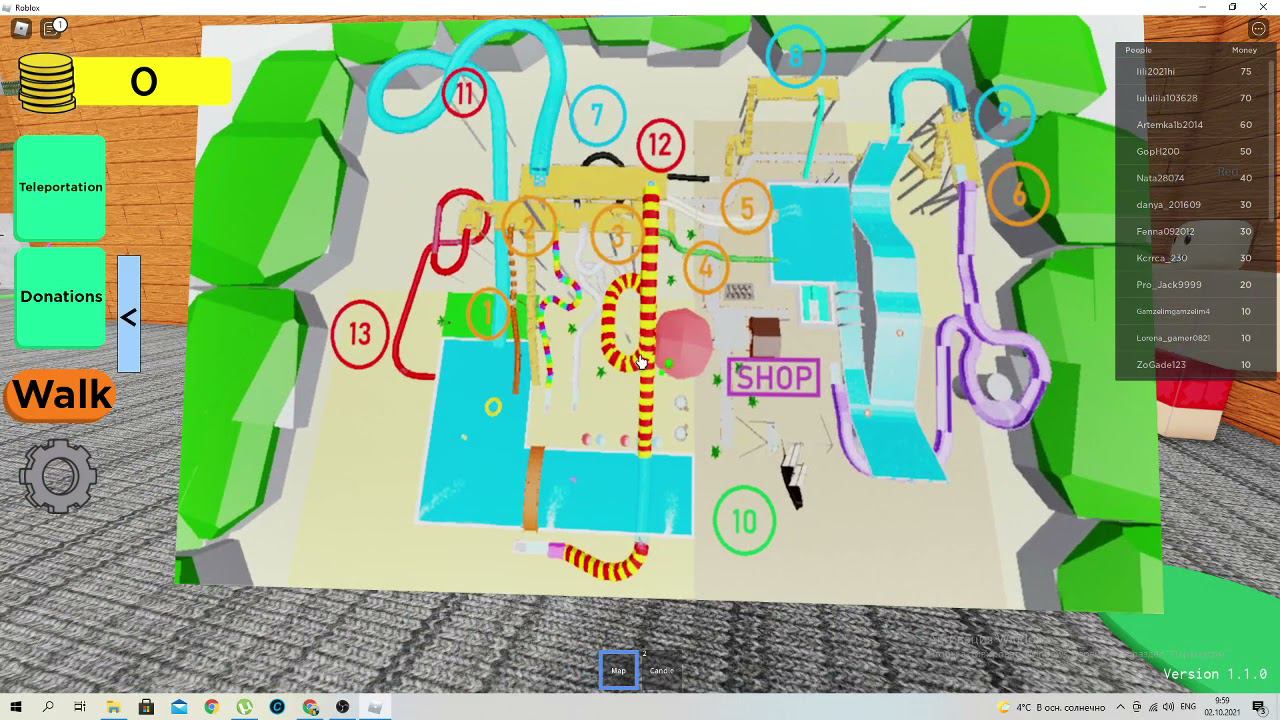 Черепухус в аквапарке! С валерчиком!