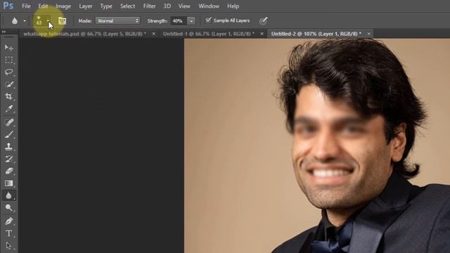 Fix - Blur is not working & how to use Blur Tool in Photoshop смотреть онлайн