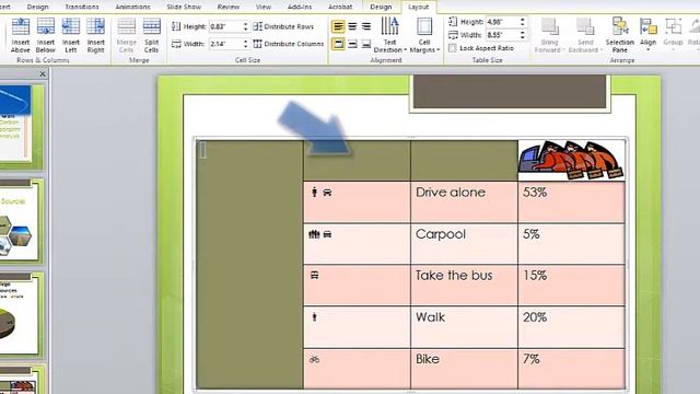 Microsoft PowerPoint: How to Merge Cells in a Table смотреть онлайн