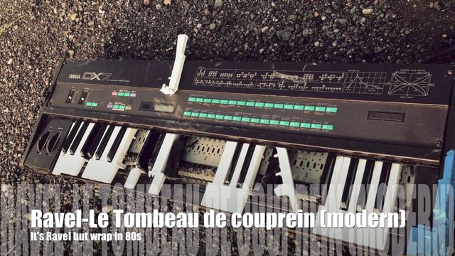 YAMAHA MONTAGE 8 DEMO Ravel - le tombeau de couperin. смотреть онлайн