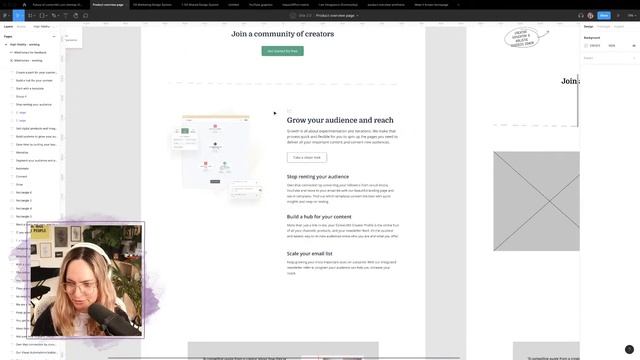 Design a product overview page with me in Figma! смотреть онлайн