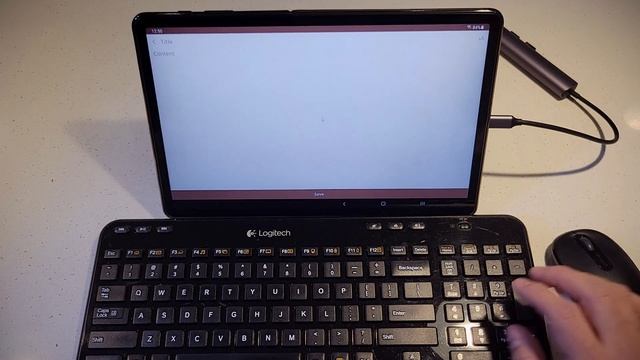 How to connect a KEYBOARD and Mouse to Tablet. EASY смотреть онлайн