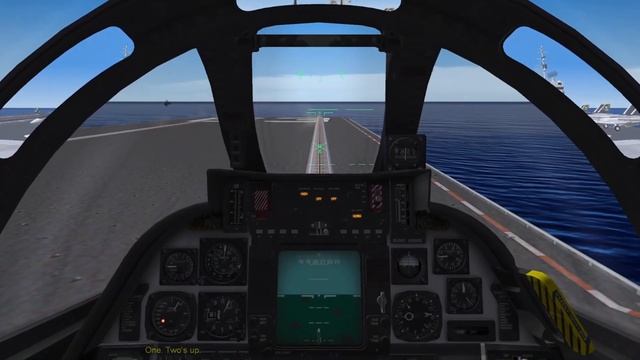 F-14 Tomcat Carrier Takeoff (Catapult launch) in 14 different simulators смотреть онлайн