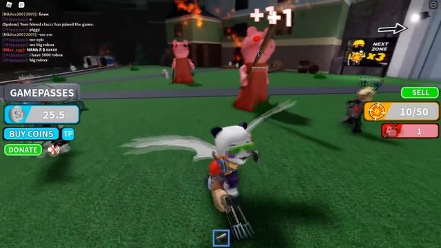 НОВЫЙ СВИНКА ПИГГИ СИМУЛЯТОР В РОБЛОКС - СТРЕЛЯЙ И УБИВАЙ СВИНЕЙ - Roblox Piggy Simulator смотреть онлайн