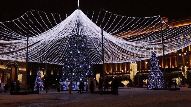 Ночная новогодняя Москва 2023 смотреть онлайн