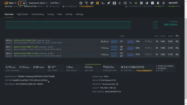 Introduction to my channel. #cryptomining #crypto #hiveos #ethereum #mining #6600xt #3080ti #3070 смотреть онлайн