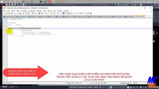 Tạo menu cho Autocad (Make menu for Autocad all version) смотреть онлайн