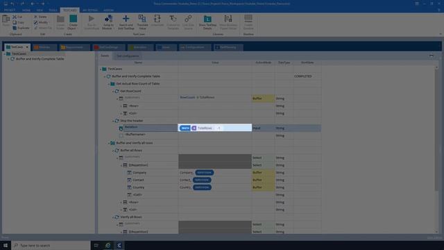 How to Buffer and Verify Table Values in Tosca смотреть онлайн