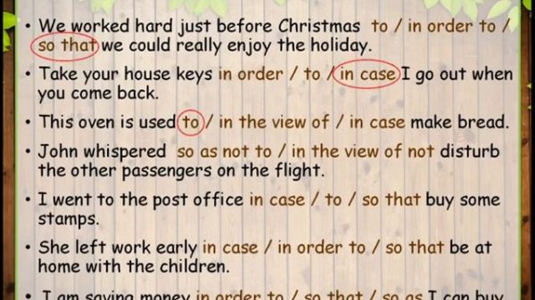 Teaching ESL |  Clauses | Clauses of Purpose | Clauses of Result