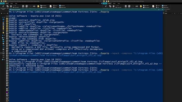 Compressing Source Maps with BSPZip [CS:S / TF2] смотреть онлайн