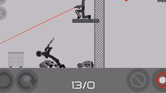 прохожу все уровни в оружием в игре Stickman Backflip killer 5 смотреть онлайн