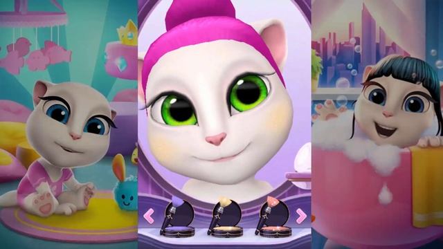 Говорящая Анжела - ВСЕ СЕРИИ ПОДРЯД БЕЗ ОСТАНОВКИ - Сборник 2 - Мультик про котиков все серии смотреть онлайн