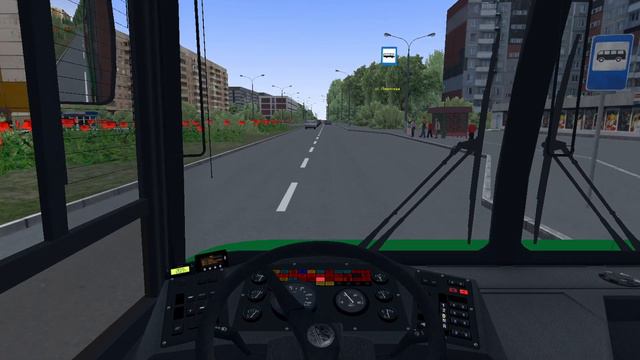 Omsi2. Поездка на автобусе МАЗ-107.066 АА 7637-3 по 33 маршркта на карте Чистогорск