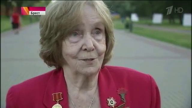 Репортаж Первого канала из Бреста: ветеран ВОВ Зоя Смирнова смотреть онлайн