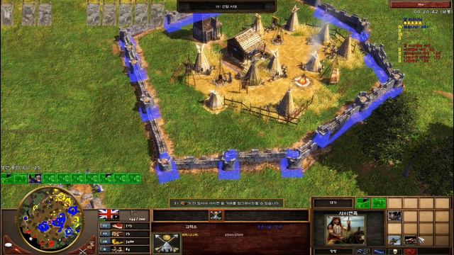 AoE Age Of Empires 3 : 4 vs 4 Full Gameplay (Part 2) - Mighty infantry & artillery - British Rush смотреть онлайн