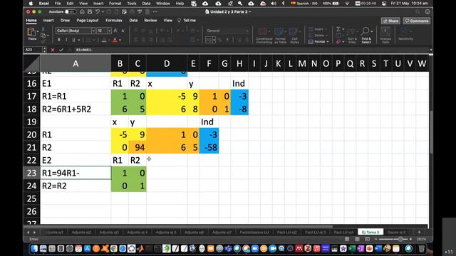 TECNM Tarea 5, repaso Cramer, Gauss Jordan y Matriz Inversa ej1 смотреть онлайн