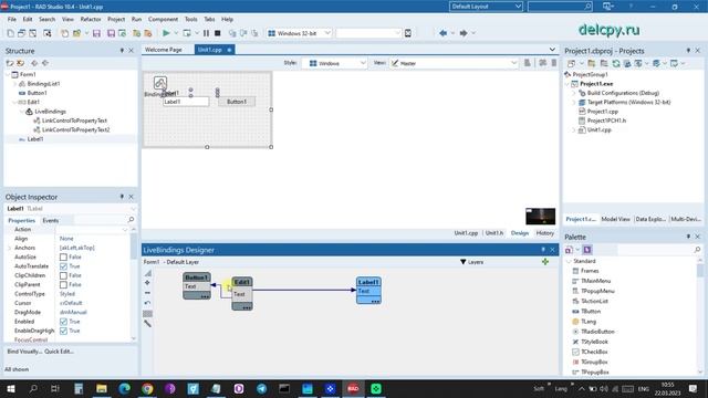Bind Visually C++ builder. смотреть онлайн