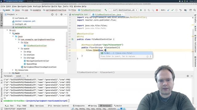 From File to Flux Spring Boot Reactive Web смотреть онлайн