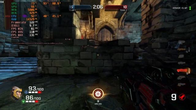 Quake Champions ULTRA Acer Predator Helios 300 Intel Core i7 11800H RTX 3060 16GB смотреть онлайн
