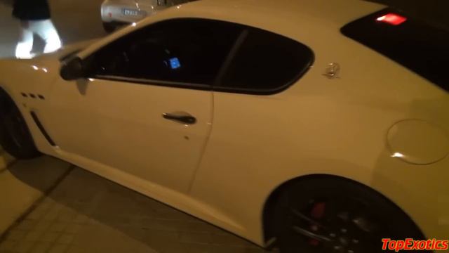 Lionel Messi driving his Maserati GranTurismo MC Stradale in Barcelona смотреть онлайн