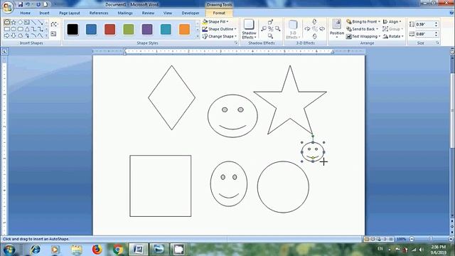 Word 2007: How to insert and edit Shapes in Word смотреть онлайн