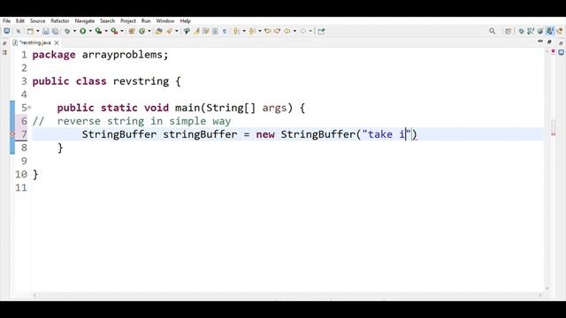 Reverse String Java Program смотреть онлайн