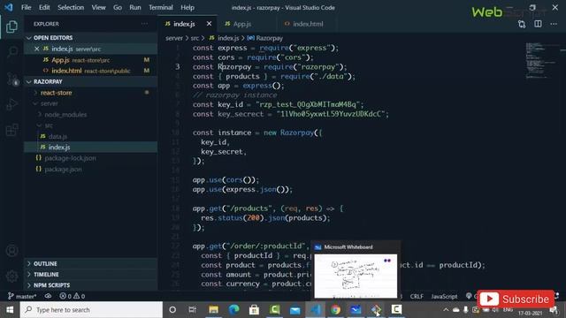 Create an Ecommerce Website with Payment Gateway Integration | React + Node + Razorpay смотреть онлайн