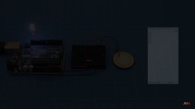 Arduino Examples - Knock (Piezo Sesnor) смотреть онлайн