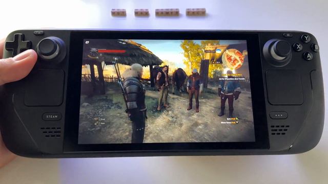 The Witcher 3: Wild Hunt - Steam Deck Handheld Gameplay - Ultra Graphics