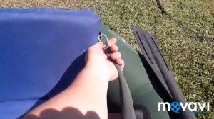 СКЛАДНОЕ КРЕСЛО ДЛЯ ПВХ ЛОДКИ/самоделки своими руками/для рыбалки/Fishing