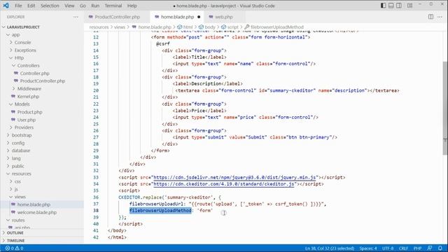 Laravel 9 How To Upload Image Using Ckeditor смотреть онлайн