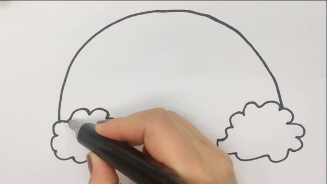 How to draw a rainbow for kids | Как нарисовать радугу | Kamalakni qanday chizish mumkin смотреть онлайн