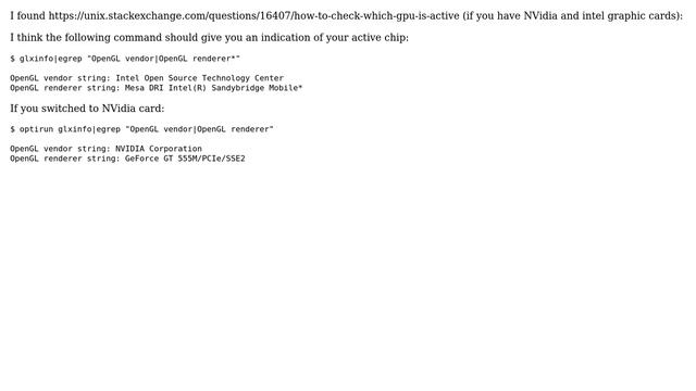 Ubuntu: How do I check if Ubuntu is using my NVIDIA graphics card? смотреть онлайн