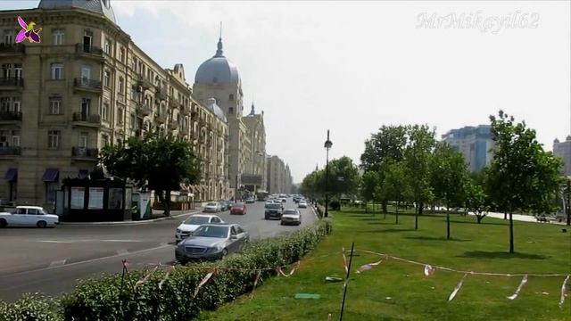"Зимний парк". ул. Физули (Басина). Мирза-Ага Алиева. 12.07.21. Баку смотреть онлайн