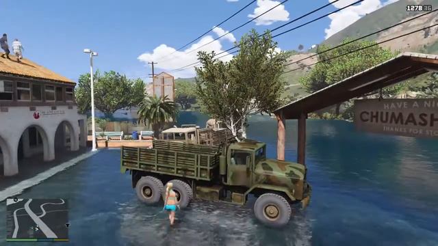 ЗАТОПИЛИ ГОРОД, КОНВОЙ ВЫЕХАЛ!! GTA 5 АРМЕЙСКИЕ МОДЫ! ГТА 5 МОДЫ #1 смотреть онлайн